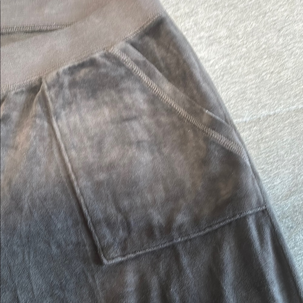 Juicy Couture Gray Velour Track Pants - Picture 5 of 7
